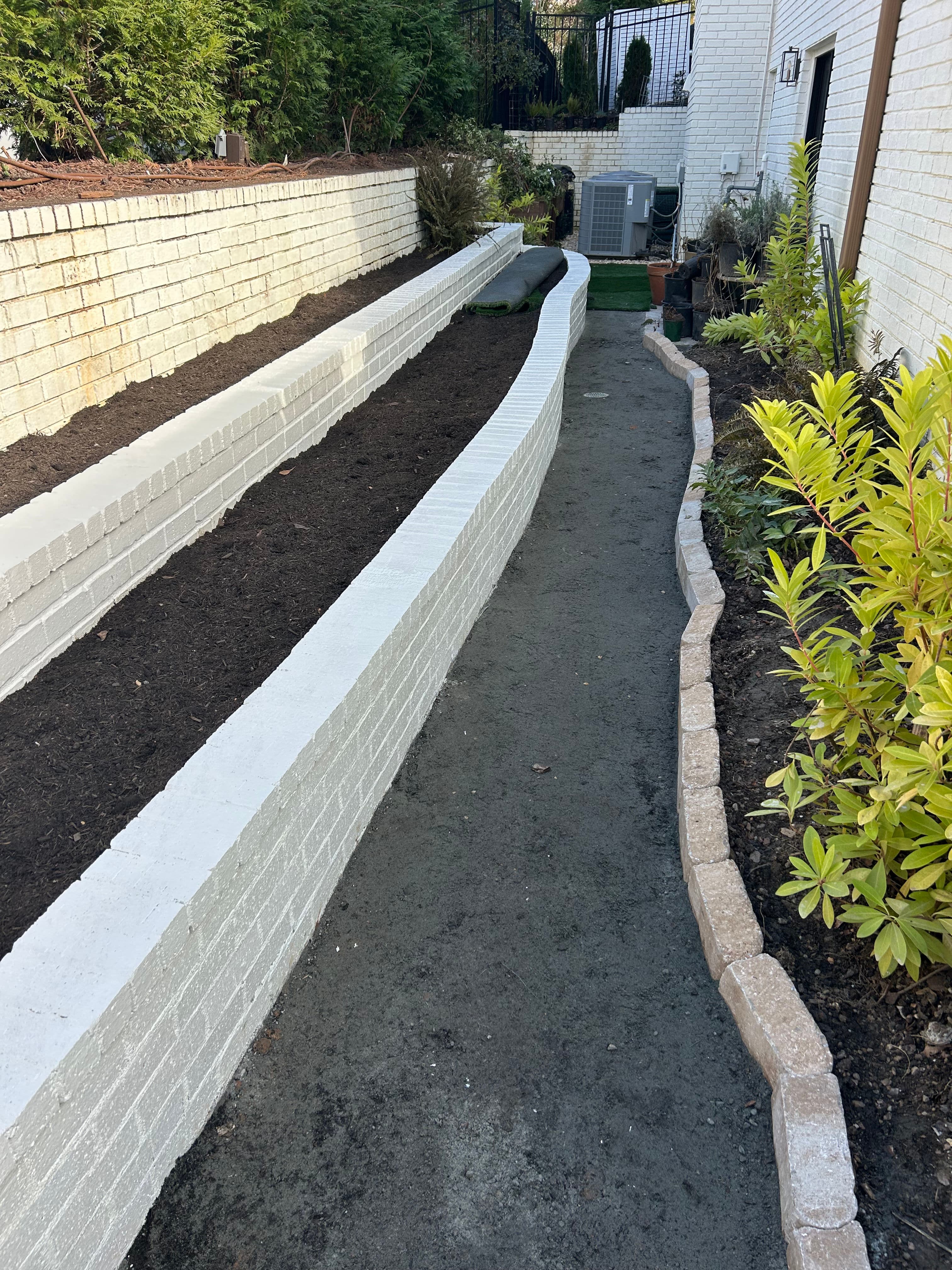 Project Brick Planters and Paths in John's Creek GA image