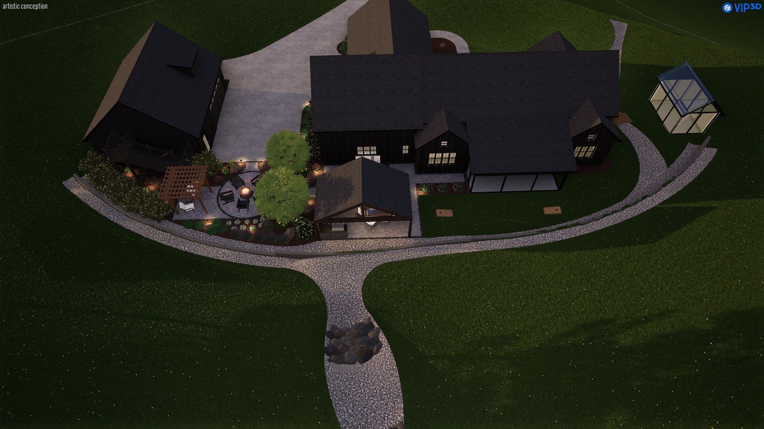 Project Backyard Oasis with Stylish Hardscaping and Pergola image