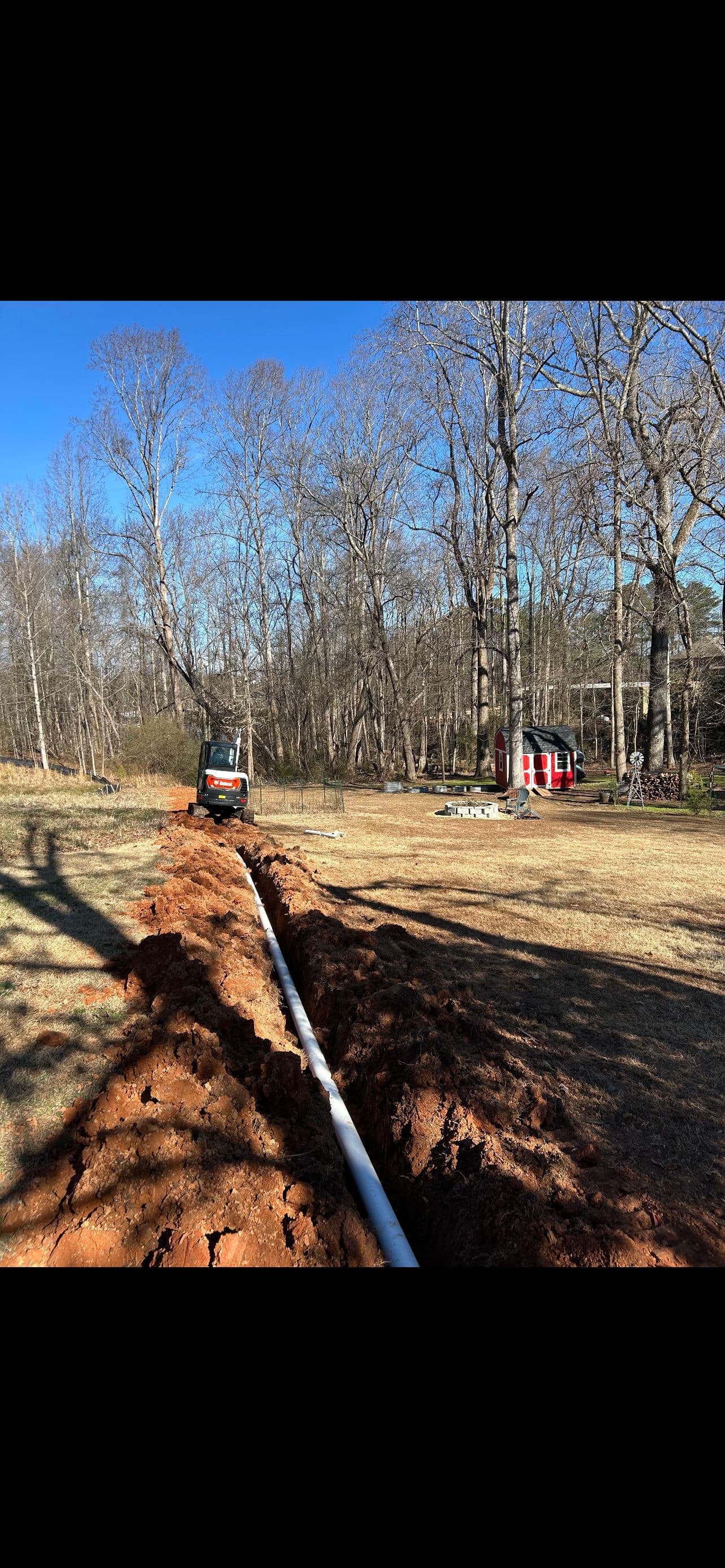 Drainage System Installation in Flowery Branch