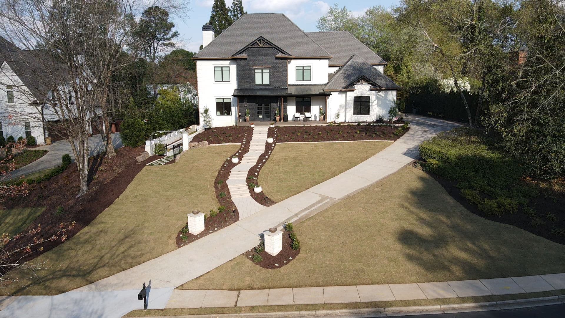Project Complete Front Yard Remodel in St Ives John's Creek GA image