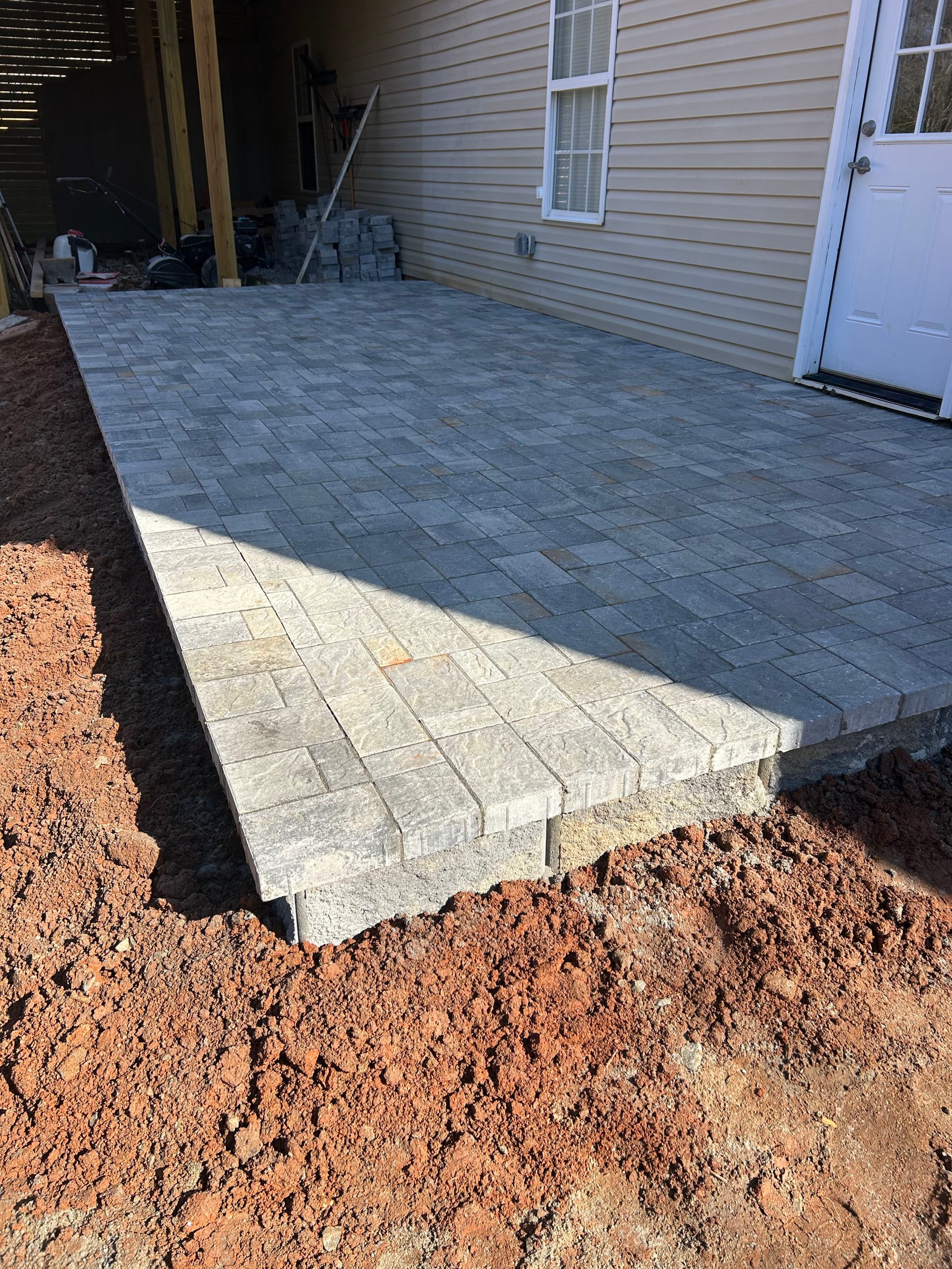 Backyard Transformation with New Patio Installation