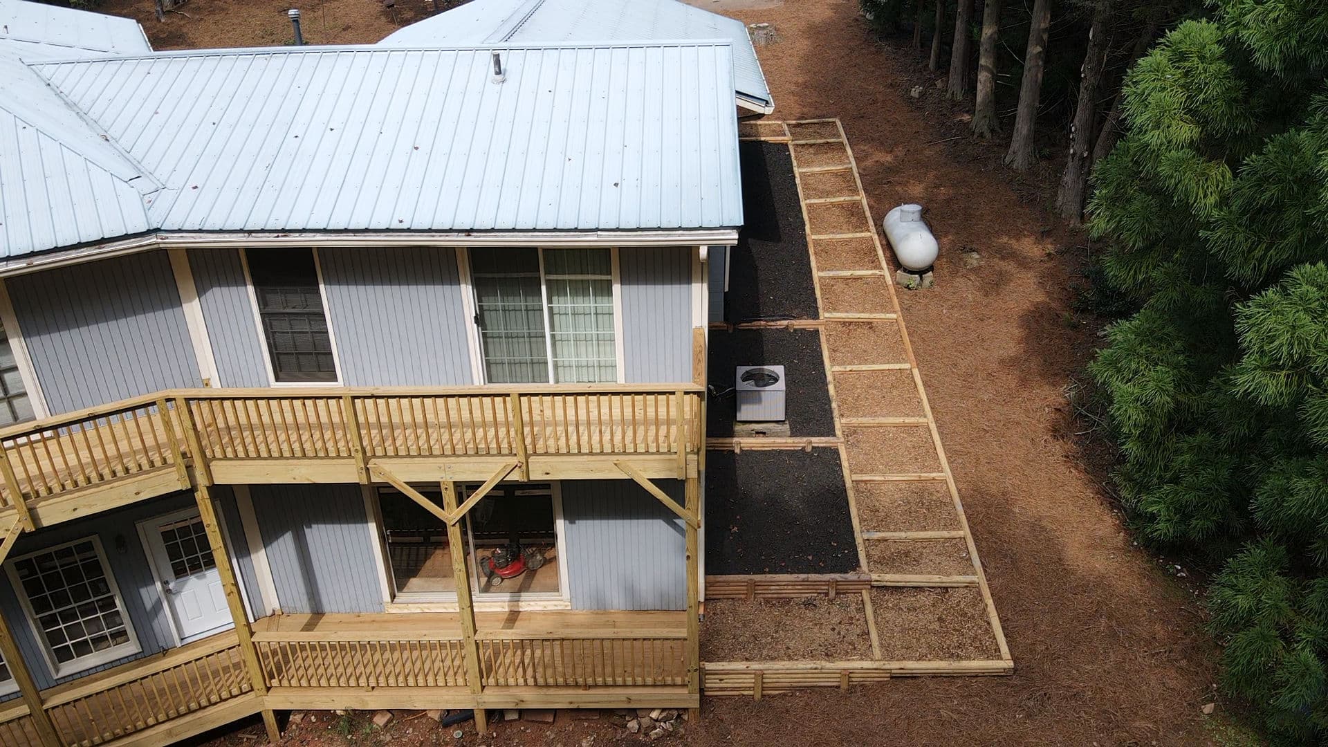 Stunning Timber Garden Landscape in Murrayville GA