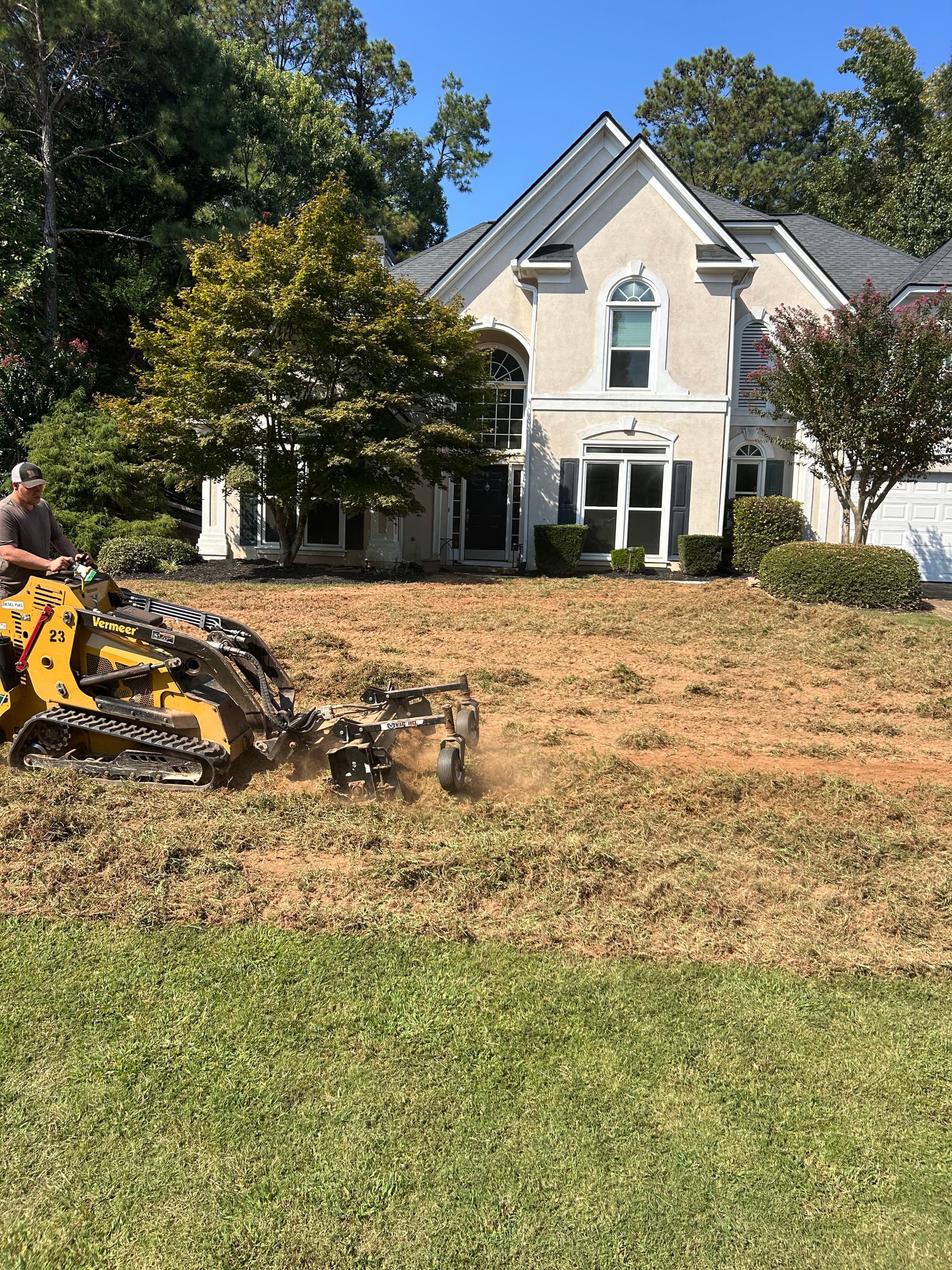 Transforming a Suwanee Yard from Dirt to Lush Green