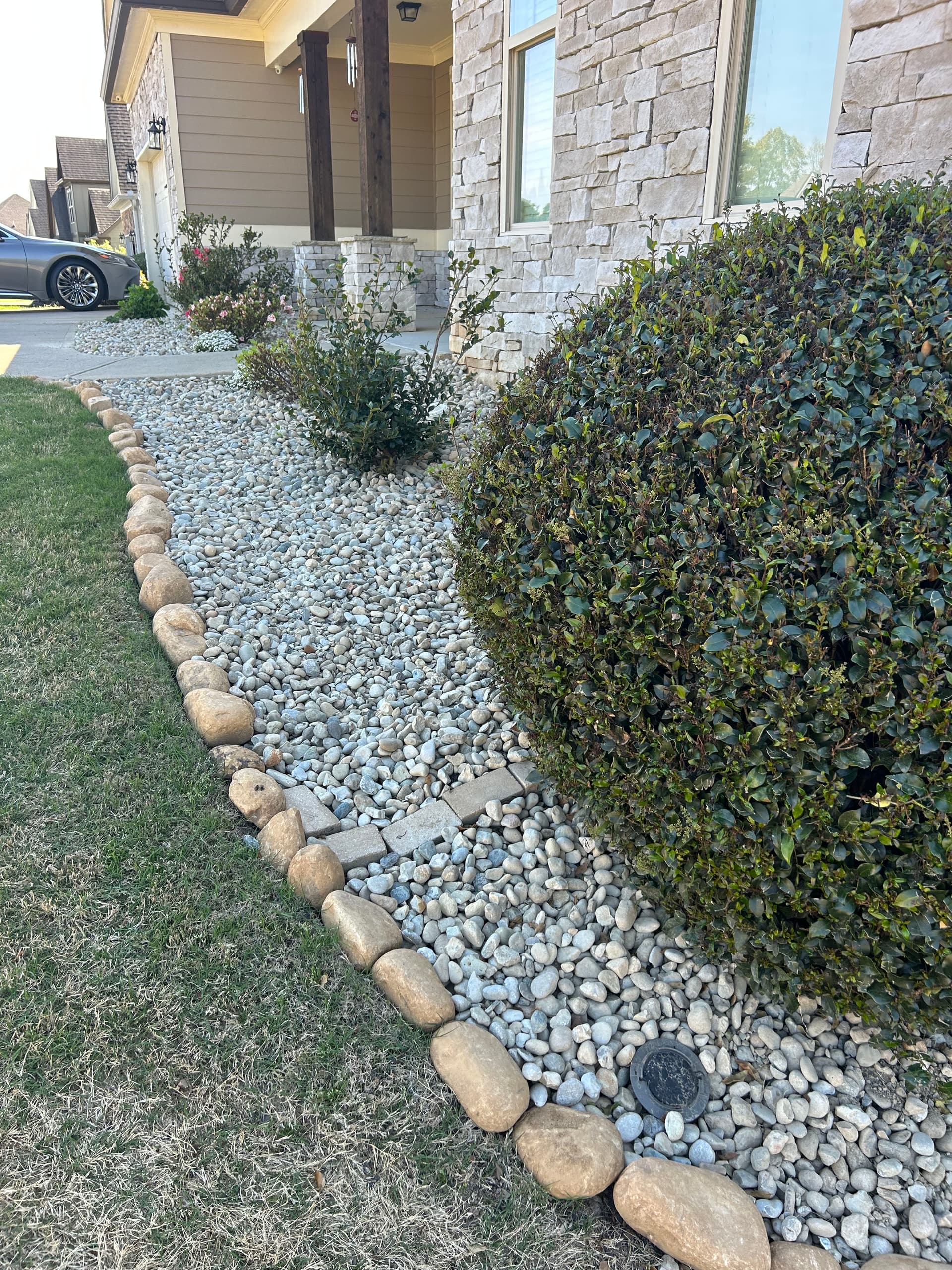 Rock Beds and Dry Creek Beds That Work as Hard as They Look